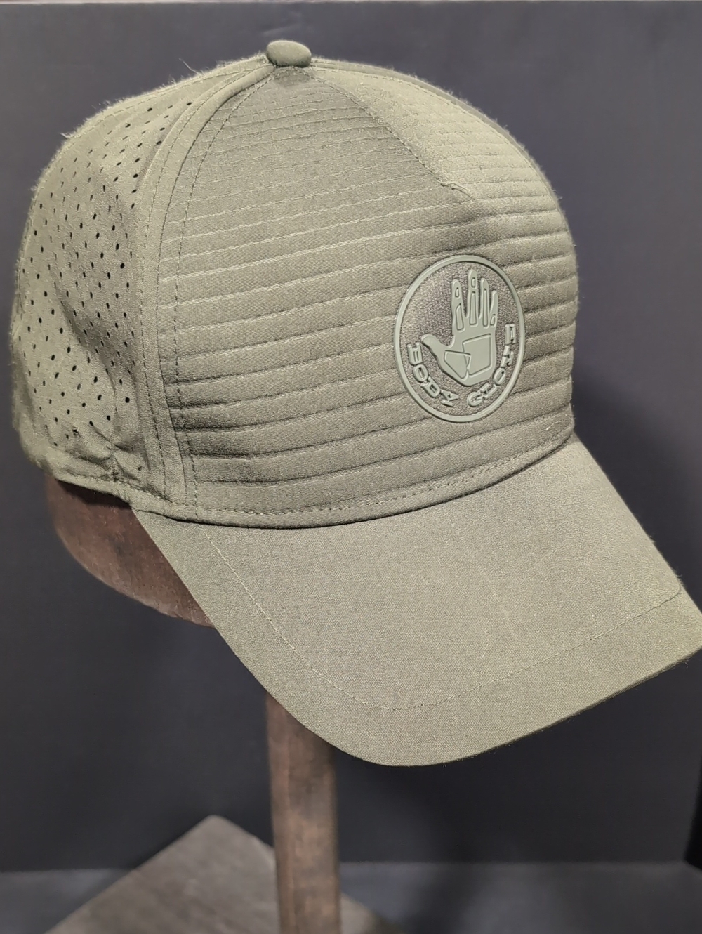 Body Glove,Men's Olive Green Breathable Athletic Ball Cap.